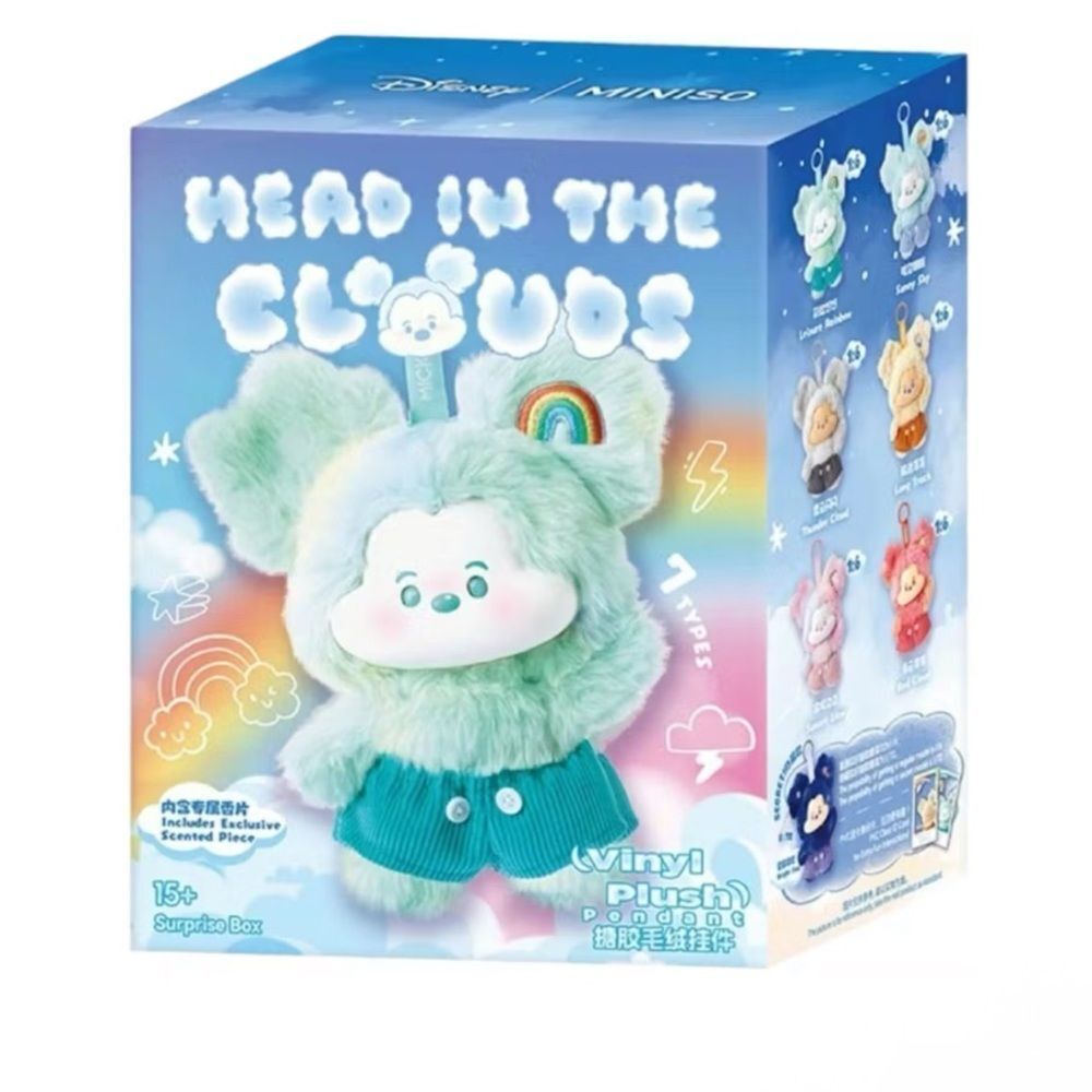 DISNEY X MINISO | Head in the Clouds Plush Toy Pendant BLIND BOX